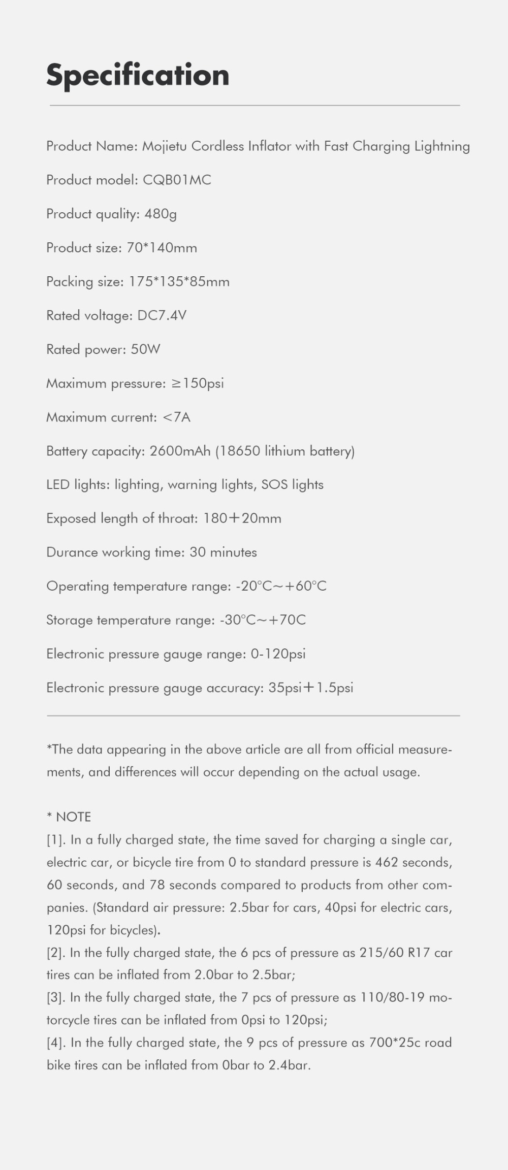 Máy Bơm Lốp Xe Thông Minh Xiaomi Roidmi Mojietu Có Sạc Nhanh Chất Lượng Cao | BigBuy360 - bigbuy360.vn