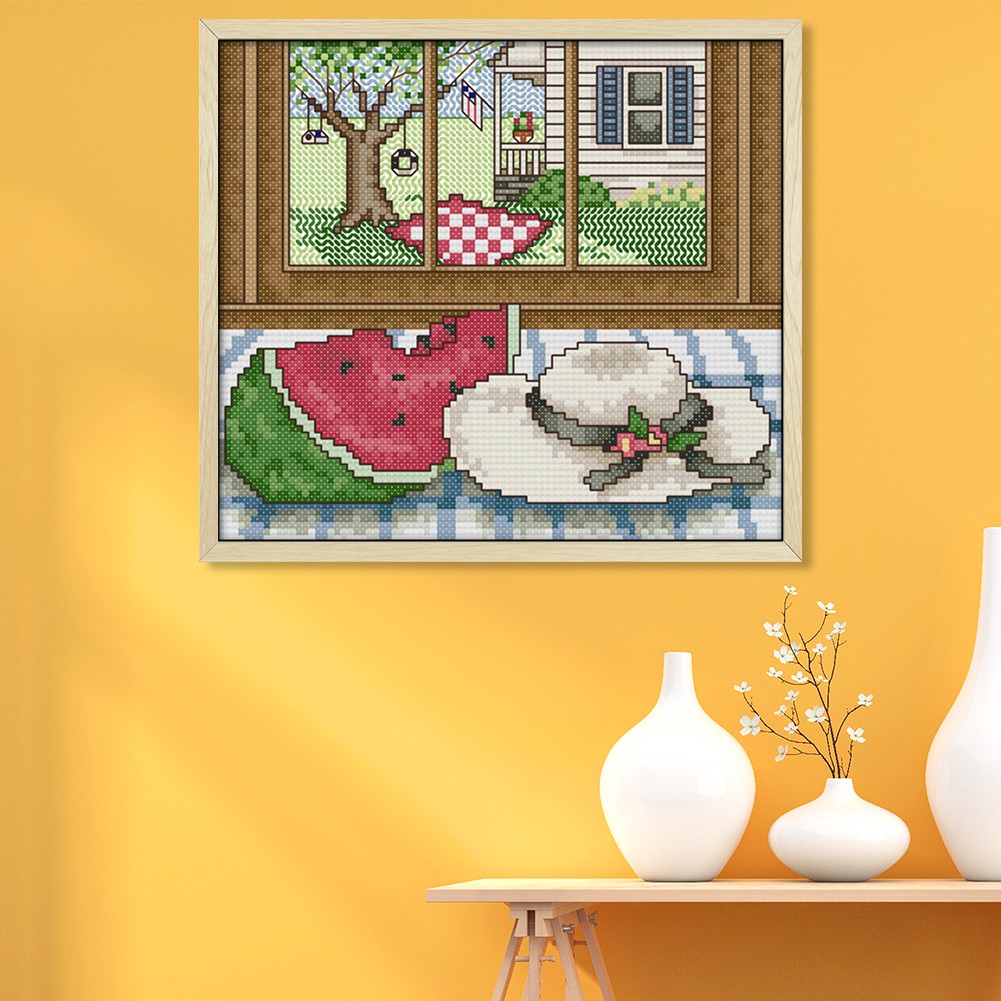 Bộ Tranh Thêu Chữ Thập 4 Mùa Hình Phong Cảnh 14ct | BigBuy360 - bigbuy360.vn