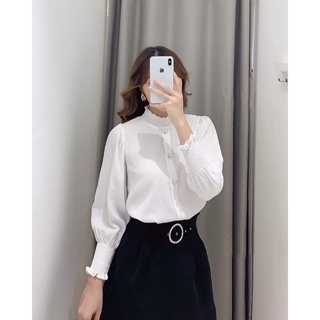 Áo Sơ Mi Nữ Cổ Chun cắt mã