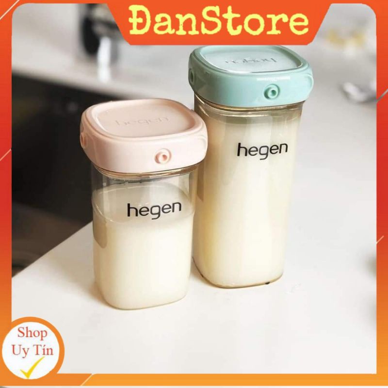 Bình trữ sữa hegen 150ml 240ml, bình bảo quản sữa, thức ăn cho bé hegen tại HCM, HN