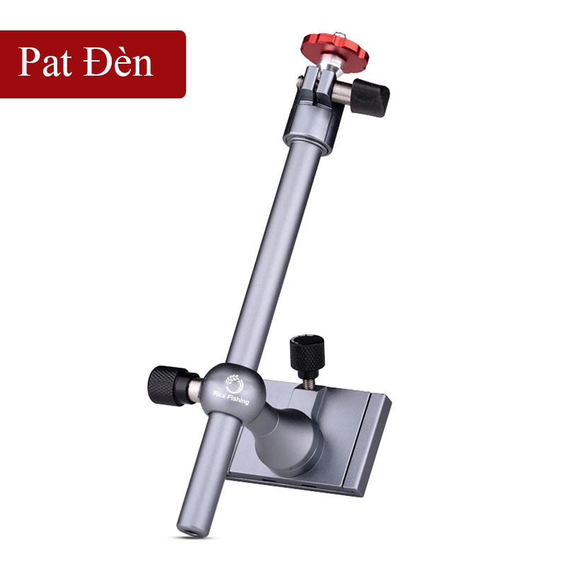 Bộ Pat gắn thùng - Pat rọng cá - Pat chống cần - Pat khay mồi - Pat đèn - Pat Ô chất liệu hợp kim Rice Fishing LK-20