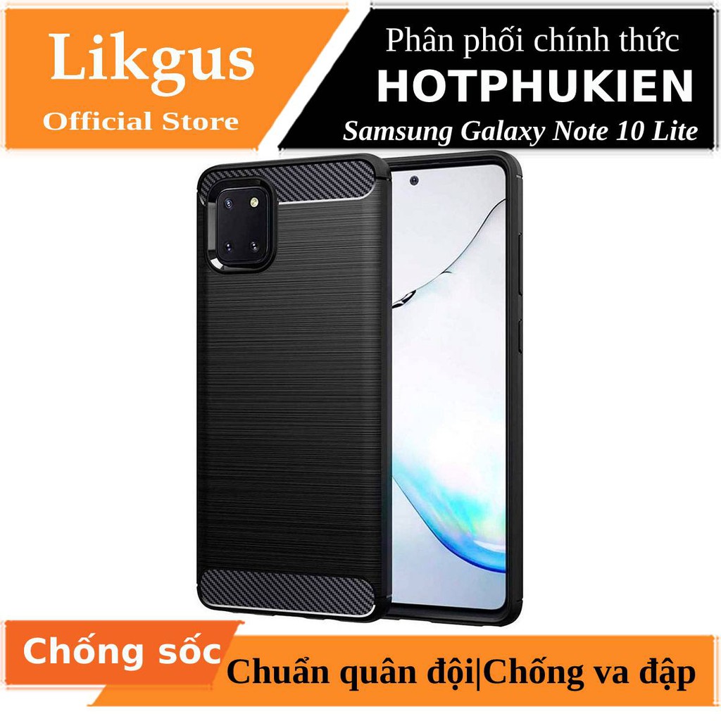 Ốp lưng Likgus chống sốc cho Samsung Galaxy Note 10 Lite (chuẩn quân đội, chống va đập tốt) - Hàng nhập khẩu