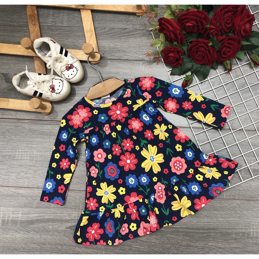 Đầm đuôi cá tay dài cho bé gái