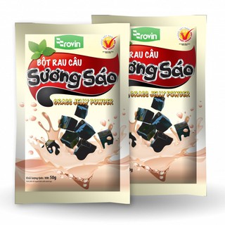 Bột Rau Câu Sương Sáo Đen Rovin 50gr