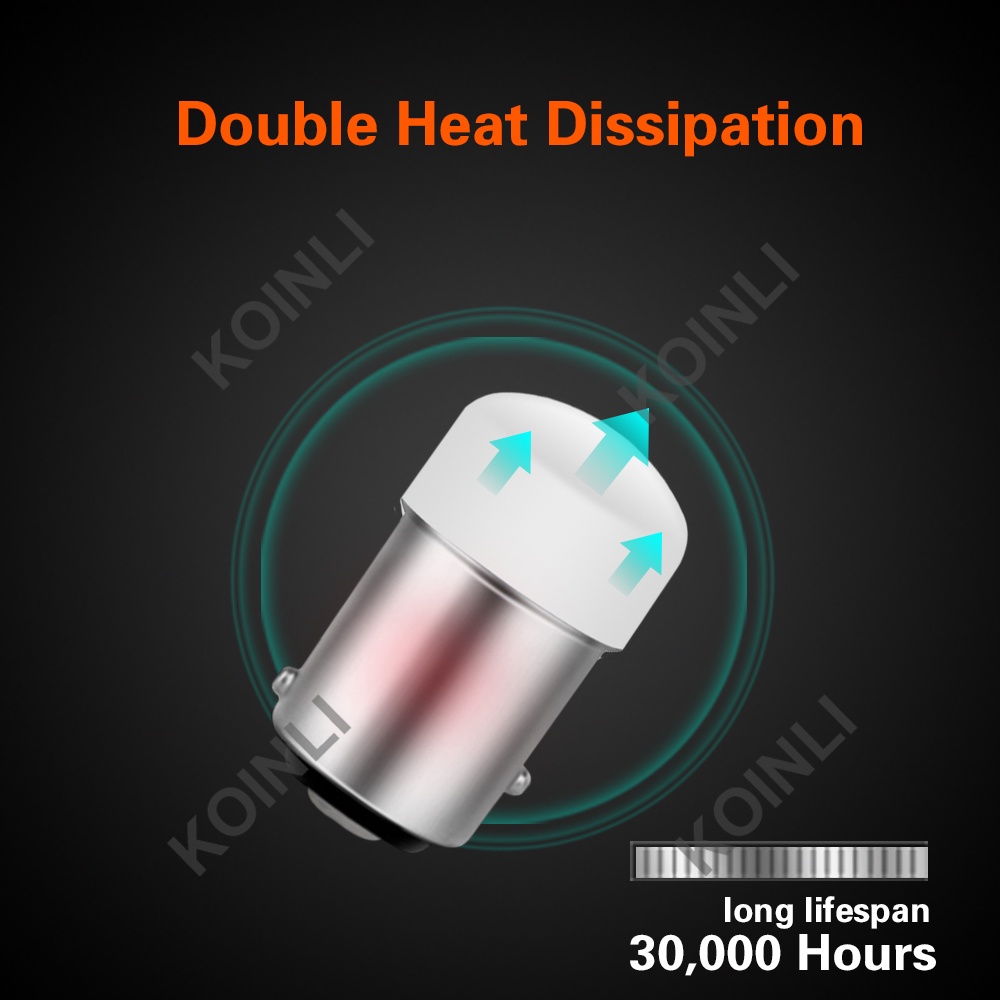 Bóng đèn LED gắn phanh xe hơi 1156 BAY15D 1157 BA15S P21W P21/5W S25 R10W 914 DC12