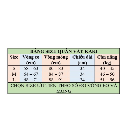 [ GIÁ CỰC SỐC CHỈ HÔM NAY] Quần váy nữ cao cấp vải kaki co giãn có quần trong màu trắng QVKT101