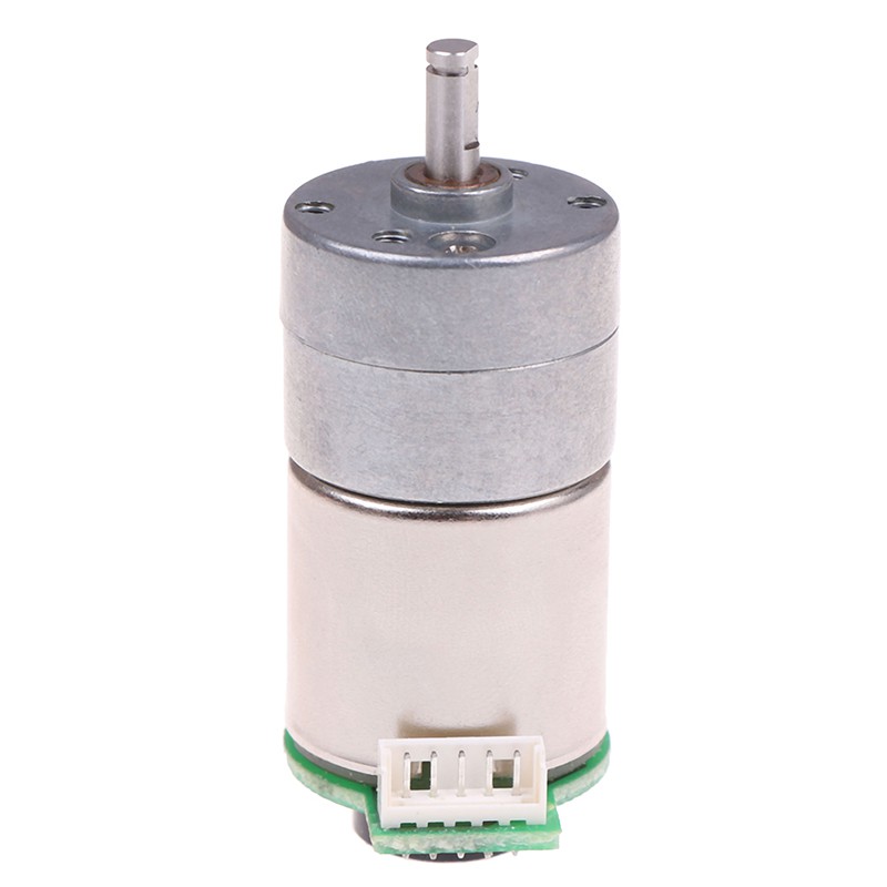 [onsalezone]DC 6V 12V Full Metal Gear Box 32-64RPM With Encoder speed For Smart Car Robot