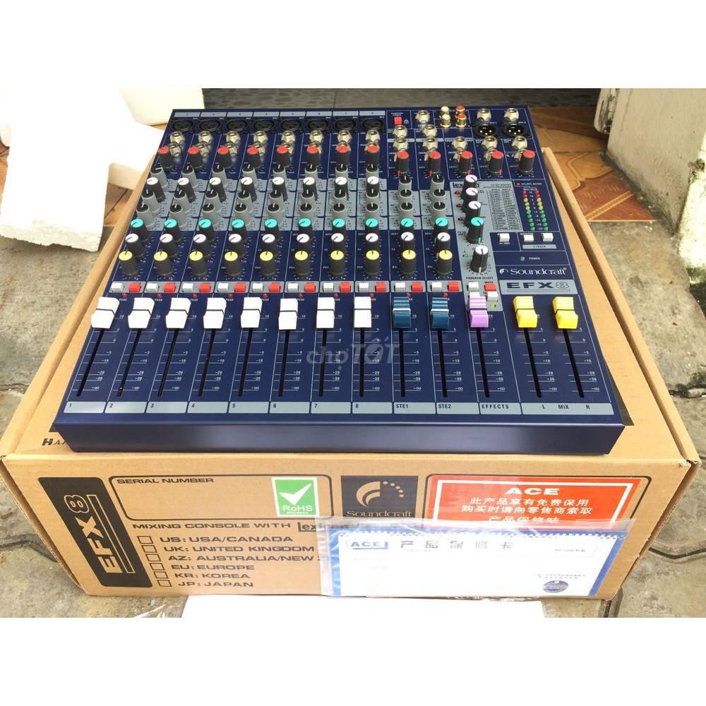 MIXER SOUNDCRAFT EFX8