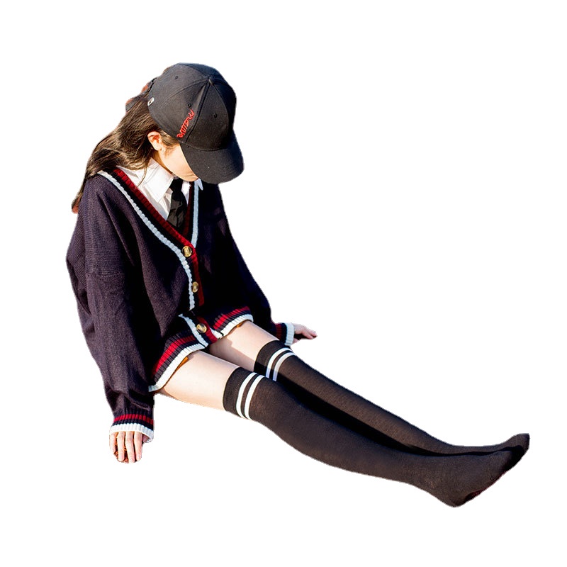 DUNEA Vớ Cổ Cao Phong Cách Nhật Hàn Cho Nữ Sinh