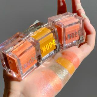 Phấn má hồng bắt sáng 2 trong 1 lâu trôi tạo nét ba chiều NNUEDWE