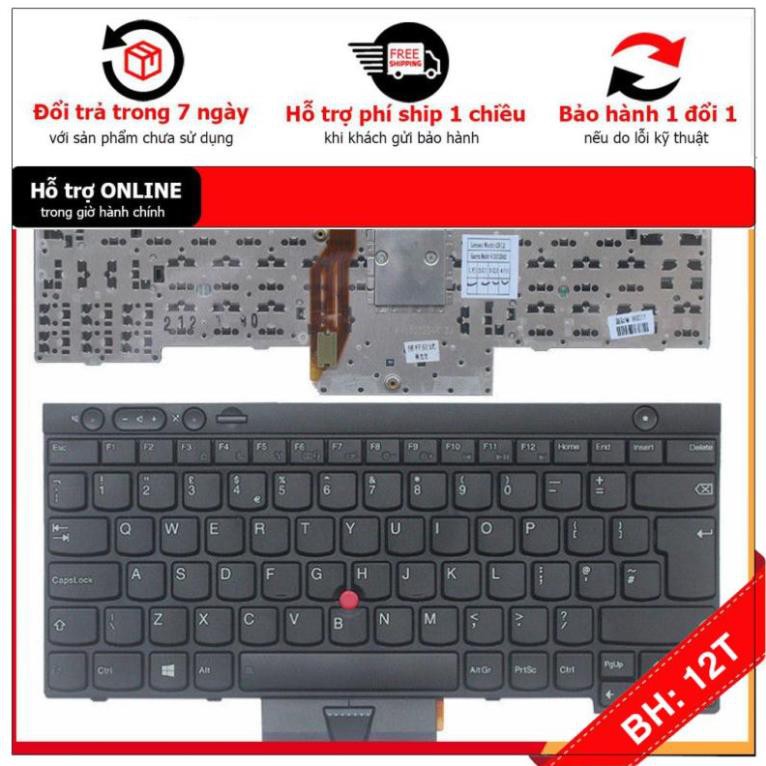 BH12TH 🎁 Bàn Phím Laptop Lenovo ThinkPad T430 T430i T430S X230 X230i X230T X230 - HÀNG ZIN