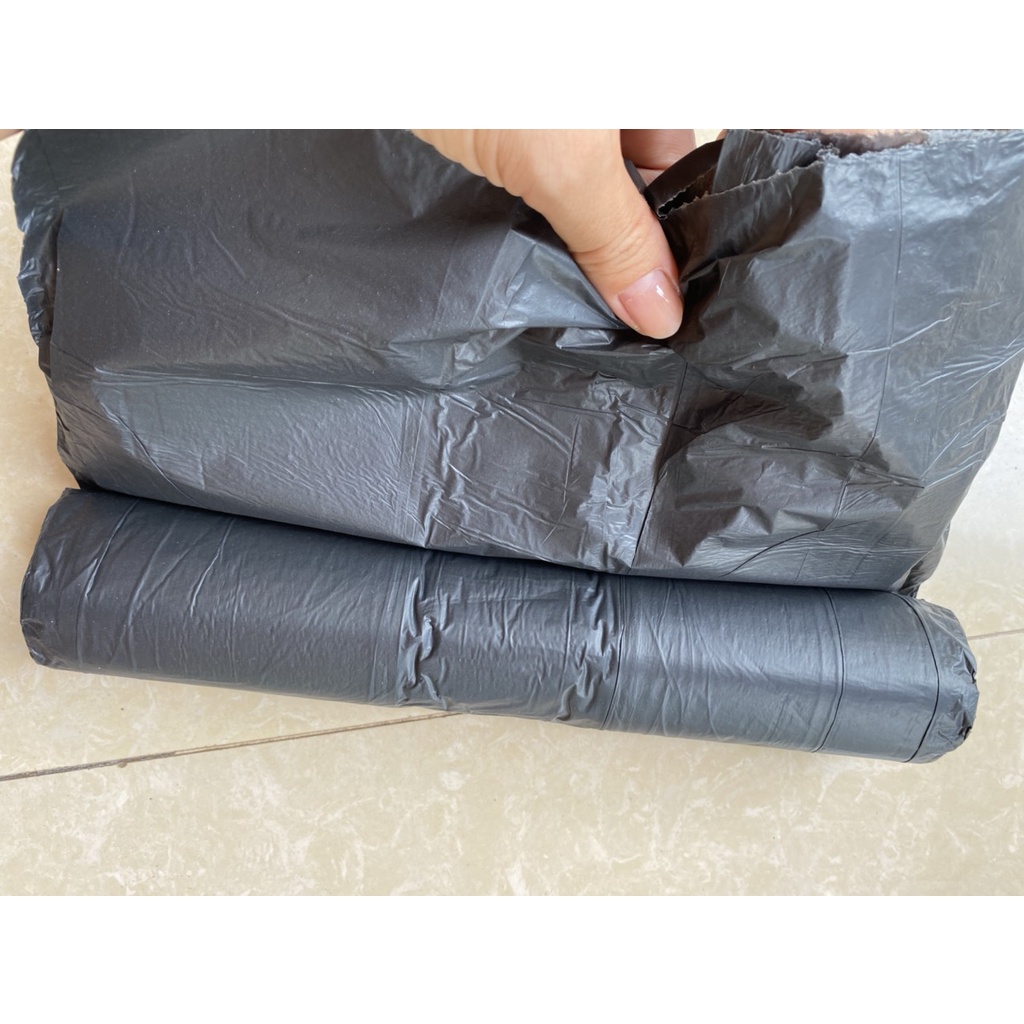 Túi đựng rác đen tự phân huỷ cuộn 0,5kg size 53cm x 63cm