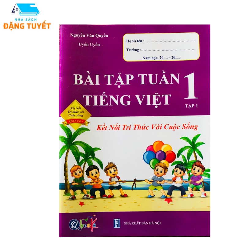 Sách - Combo Bài Tập Tuần và Đề Kiểm Tra Lớp 1 kết Nối tri Thức Với Cuộc Sống - Môn Toán và Tiếng Việt  Học kỳ 1(4 cuốn)
