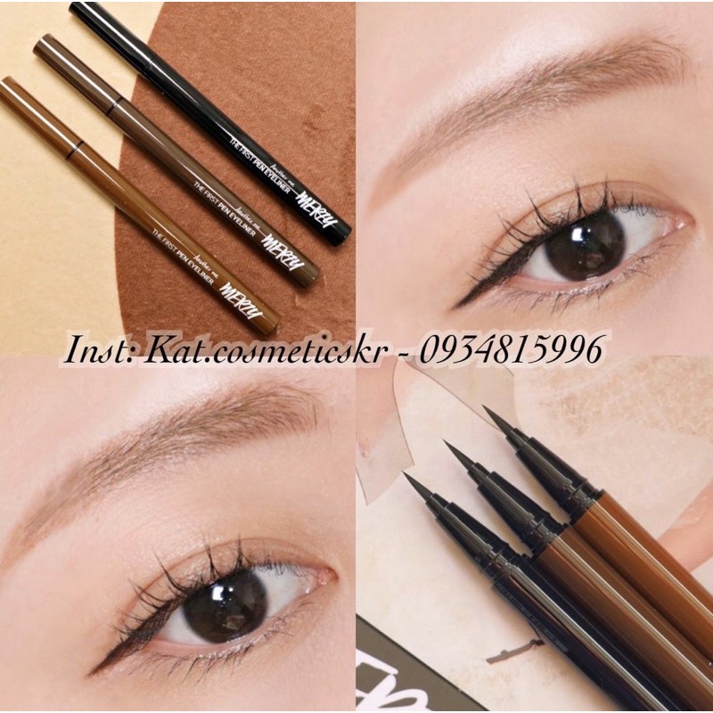 Bút kẻ mắt nước siêu mảnh MERZY ANOTHER ME THE FIRST PEN EYELINER