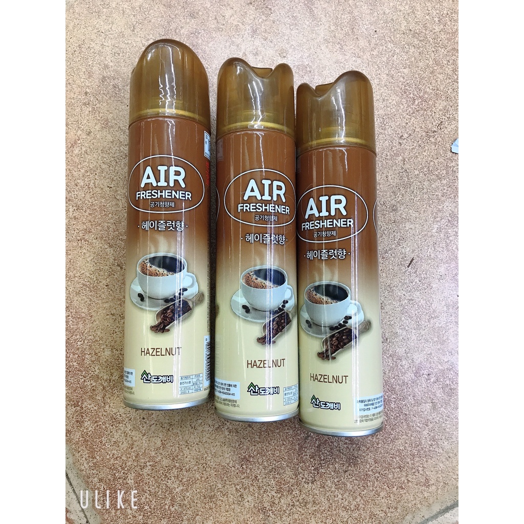 Bình xịt khử mùi ô tô Air Freshener hương cafe tự nhiên