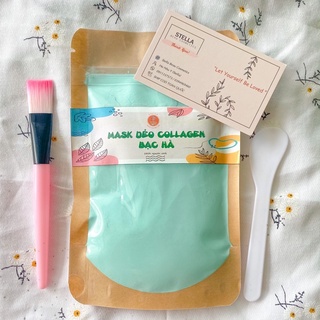 Mask dẻo collagen bạc hà