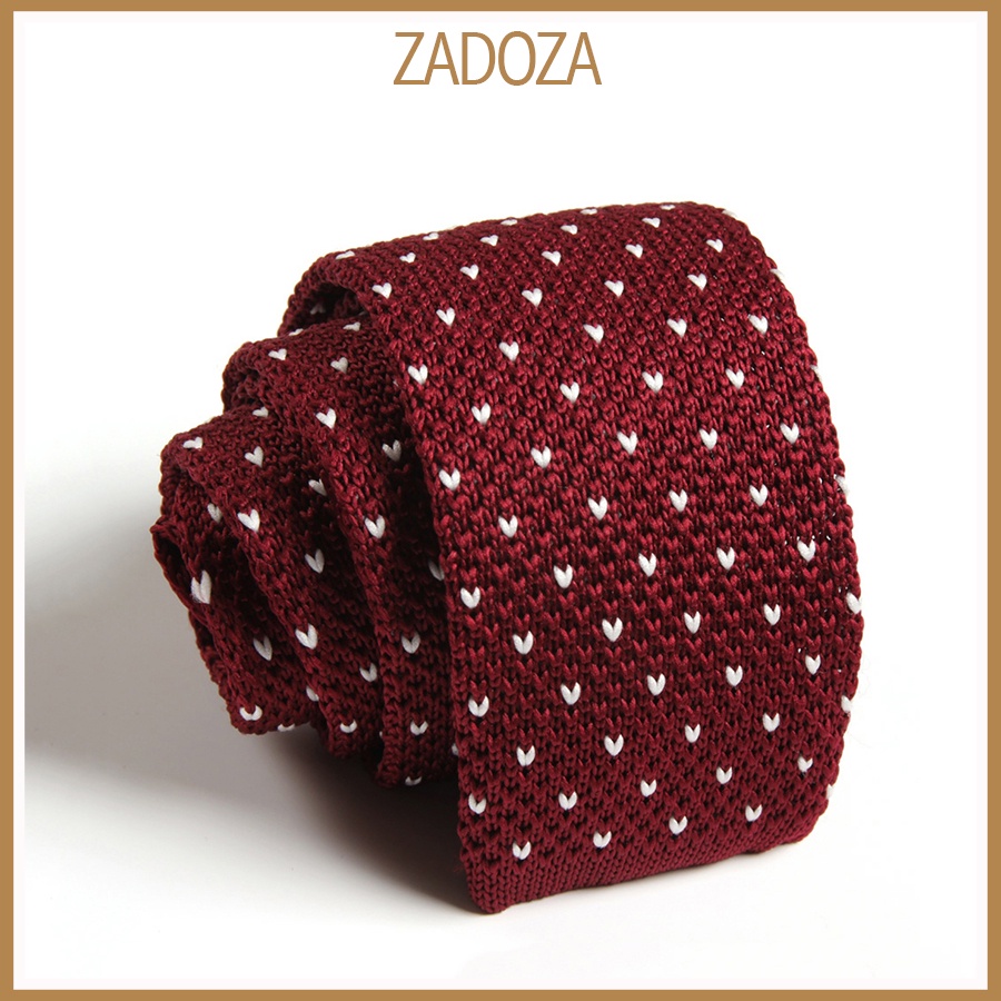 Cà vạt len cho nam phụ kiện mặc vest lịch lã ấn tượng (bản 6 cm)