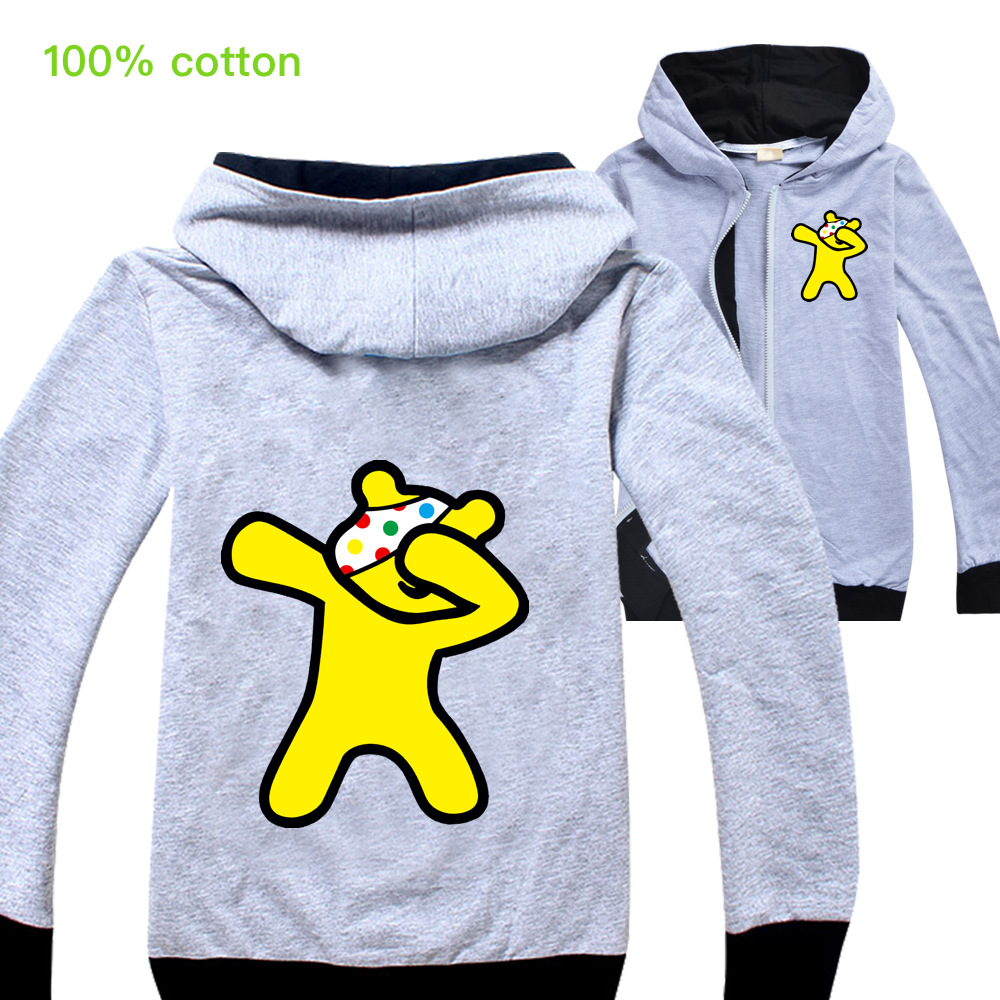 Áo Khoác Hoodie Tay Dài 100% Cotton Cho Bé Trai Và Gái