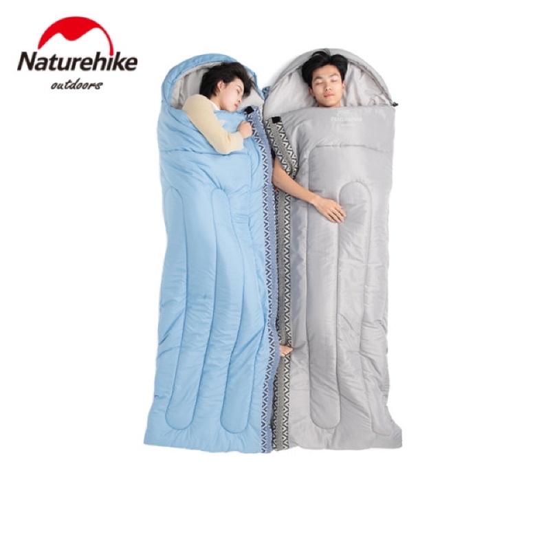 Túi ngủ cotton có mũ trùm đầu NatureHike NH21MSD07 chính hãng