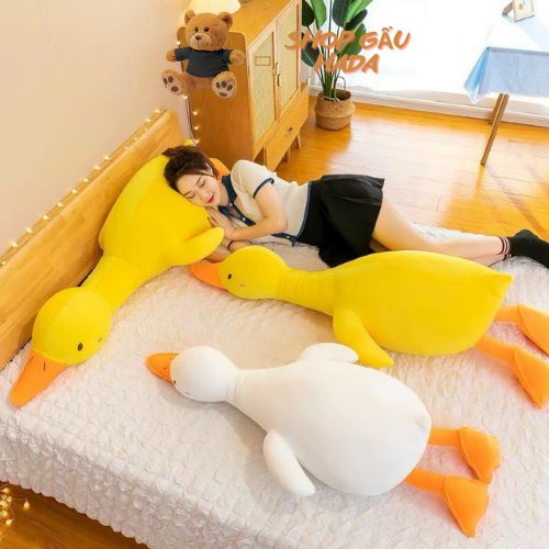 Gấu Bông Vịt Trầm Cảm, Vịt Mệt Mỏi Mềm Mịn Siêu Hot Đủ Size