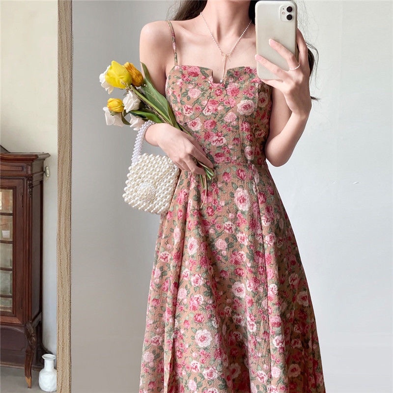 VÁY HAI DÂY HOA NHÍ