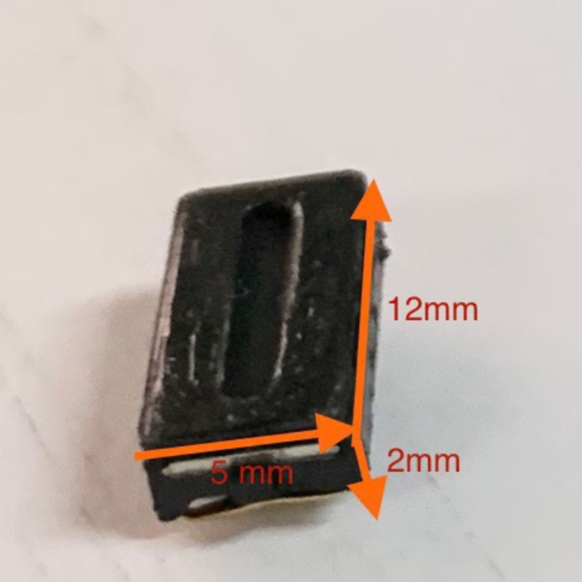 Loa trong asus zenfone ( kích thước 12 x 5 x 2 mm)