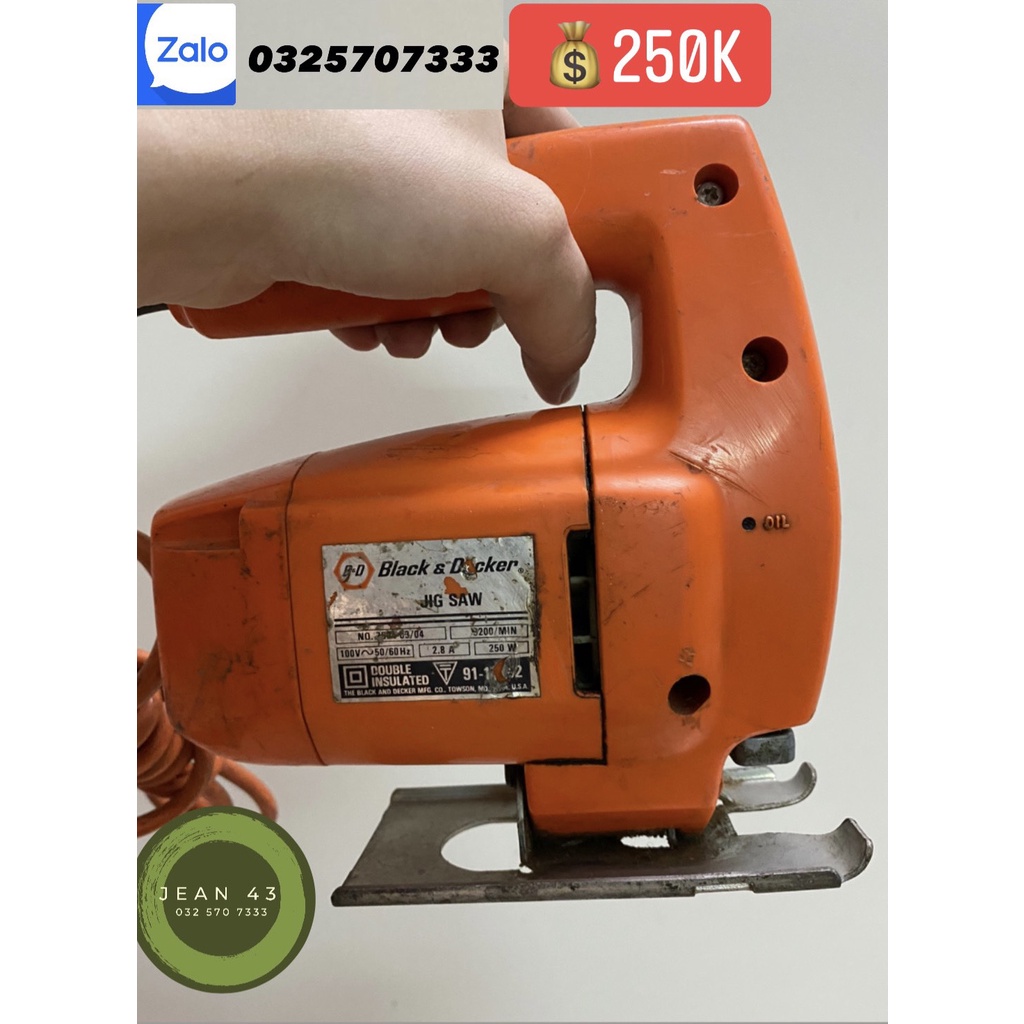 MÁY CƯA LỌNG BLACK & DECKER HÀNG NỘI ĐỊA NHẬT 110V