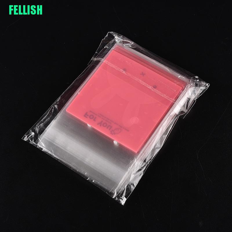 Set 100 Túi Nhựa Đựng Bánh Kẹo In Hình Thỏ Dễ Thương