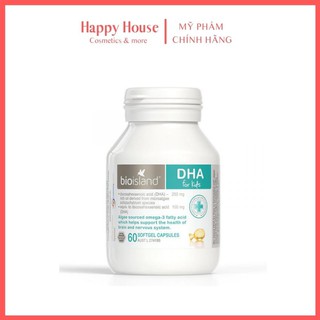 DHA BioIsland 60 Viên Úc date 2022 cho bé từ 6 tháng trở lên