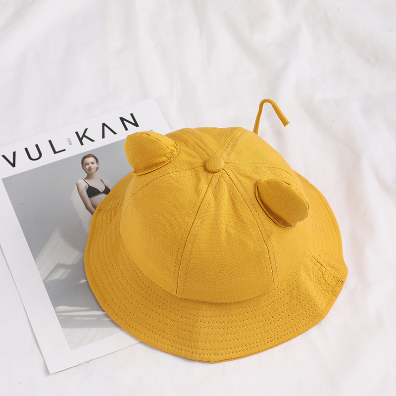 [OUYOU] Mũ bucket tai gấu kèm đuôi ngộ nghĩnh