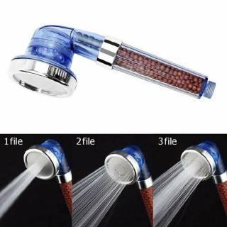 3 Modes Shower Head High Pressure Water Saving Filtered Ionic SPA Shower
