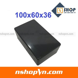 Hộp nhựa gài III 100x60x36 thích hợp cho việc chế tạo, làm hộp nguồn, hộp đựng mạch điện tử, hộp bảo vệ thiết bị