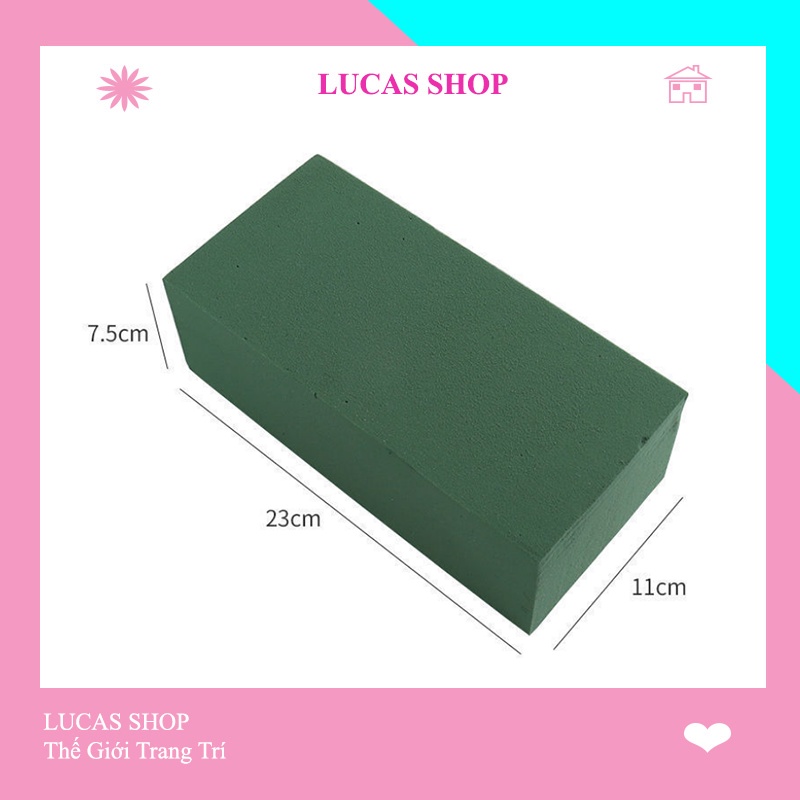 Xốp cắm hoa trang trí sự kiện, decor giỏ hoa siêu xinh