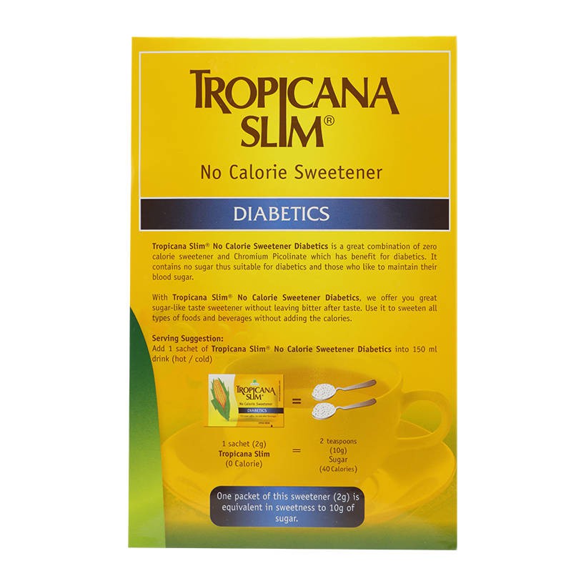 Đường ăn kiêng Tropicana Slim Diabetics hộp 100g
