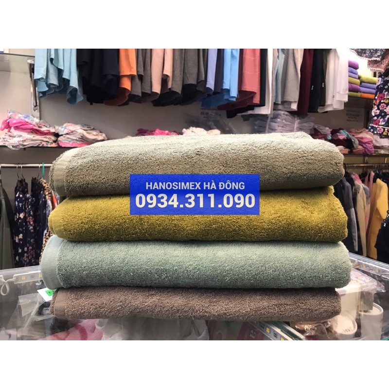 Khăn tắm (70x140cm) sợi bông cotton xuất dư Hanosimex - 4500