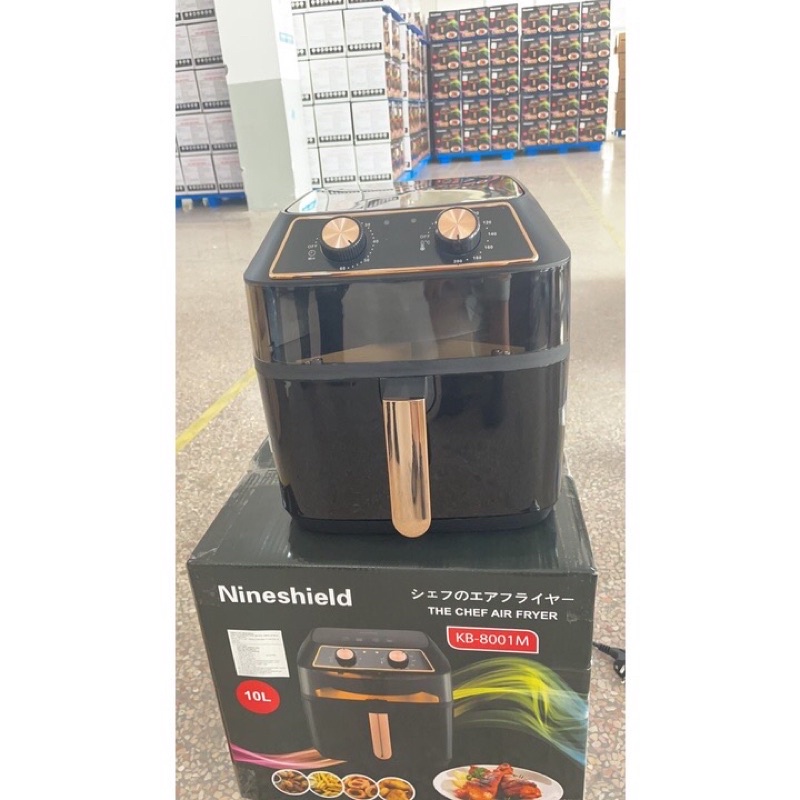 Nồi chiên không dầu Nine Shield- nồi cơ 10L- bảo hành 12 tháng