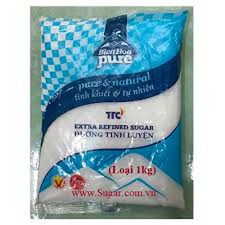 Đường tinh luyện Biên Hòa là loại đường tinh khiết gói 1kg date mới