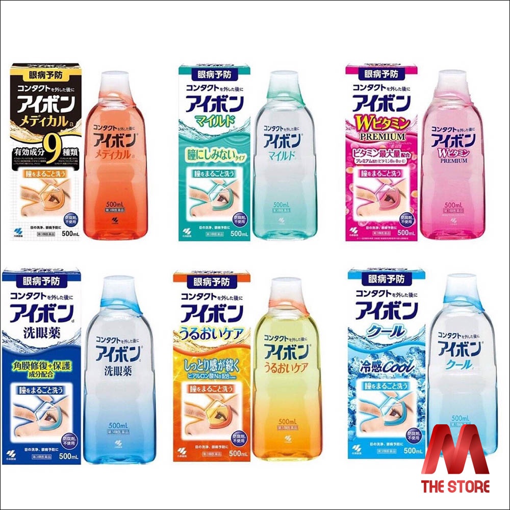 Nước rửa mắt EYEBON W Nhật Bản chai 500ml