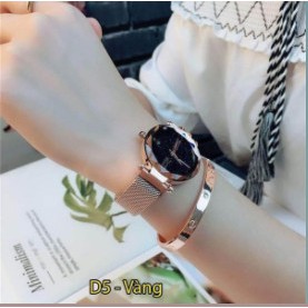 ĐỒNG HỒ NỮ DÂY NAM CHÂM LỤA MODIYA MO2 SIÊU SANG CHẢNH CỰC ĐẸP