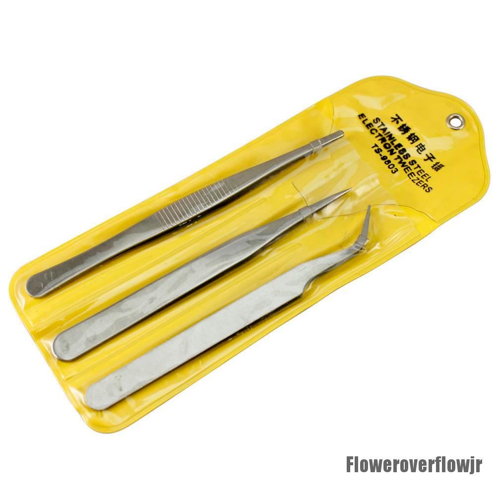 Bộ 3 Dụng Cụ Sửa Chữa Điện Tử Bằng Thép Không Gỉ
