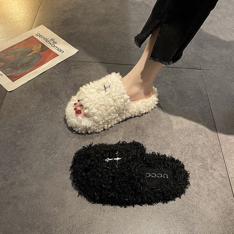 Dép Thiết Kế Mới Đế Dày Cao Cấp Thời Trang Dành Cho Mùa Thu Đông