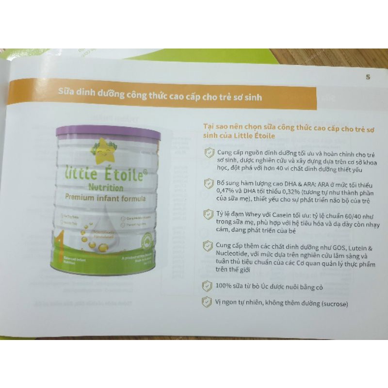 Sữa ngôi sao nhỏ số 1 Little Étoile Nutrition Premium infant formula cho trẻ sơ sinh