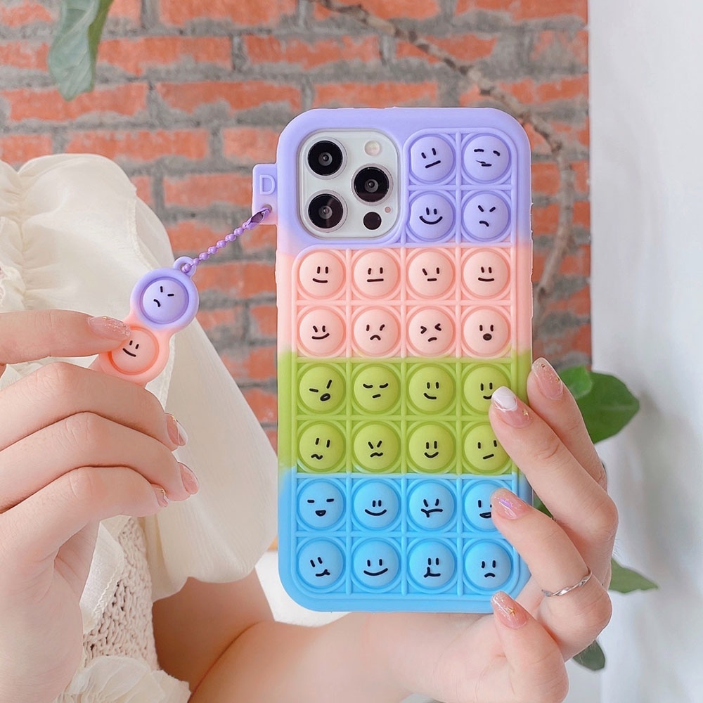 Ốp điện thoại giải tỏa căng thẳng đáng yêu cho VIVO Y20 Y12S Y12 Y12I Y17 Y15 Y12 Y11 Y81 Y85 Y1S Y51 Y31 Y50 Y30 Y19