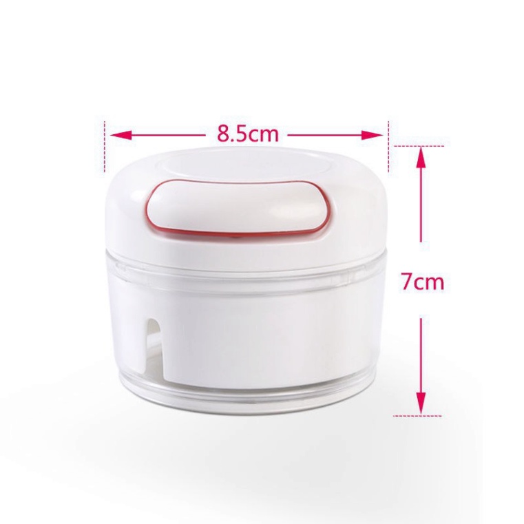 Máy xay tỏi ớt cầm tay mini - Dụng cụ xay tỏi, ớt dây rút tiện lợi .ĐTBX