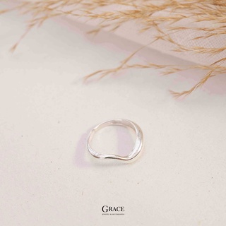[Bạc] Nhẫn uốn lượn Arch Grace Jewelry
