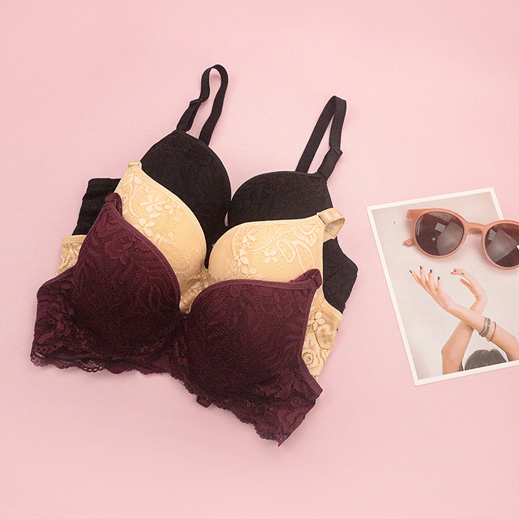 Áo Lót Nữ Có Gọng Đệm Dày Phối Ren Luperi SP848