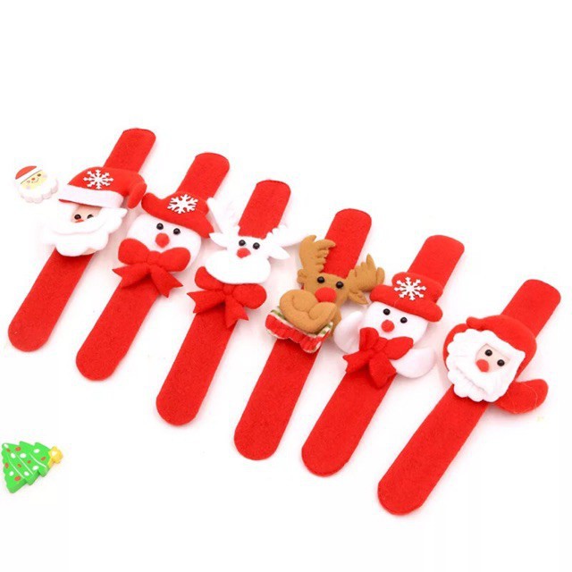 Đồ chơi Noel - Vòng tay Noel màu đỏ rực rỡ đáng yêu