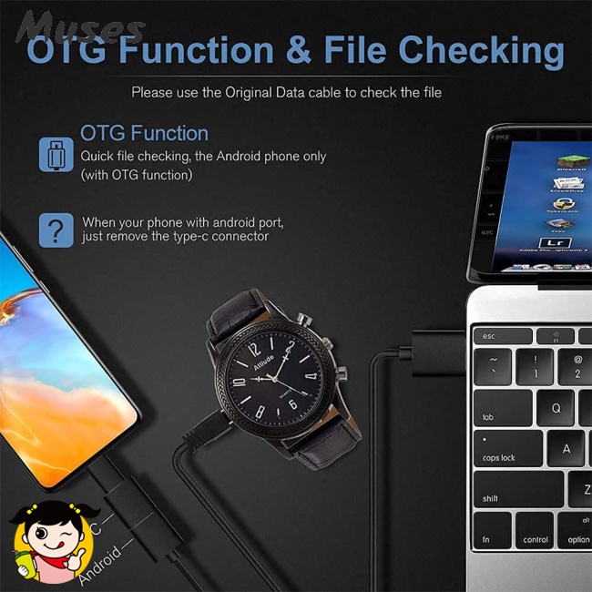 Vòng Đeo Tay Camera Hành Trình Không Dây Hd 1080p Có Tầm Nhìn Ban Đêm