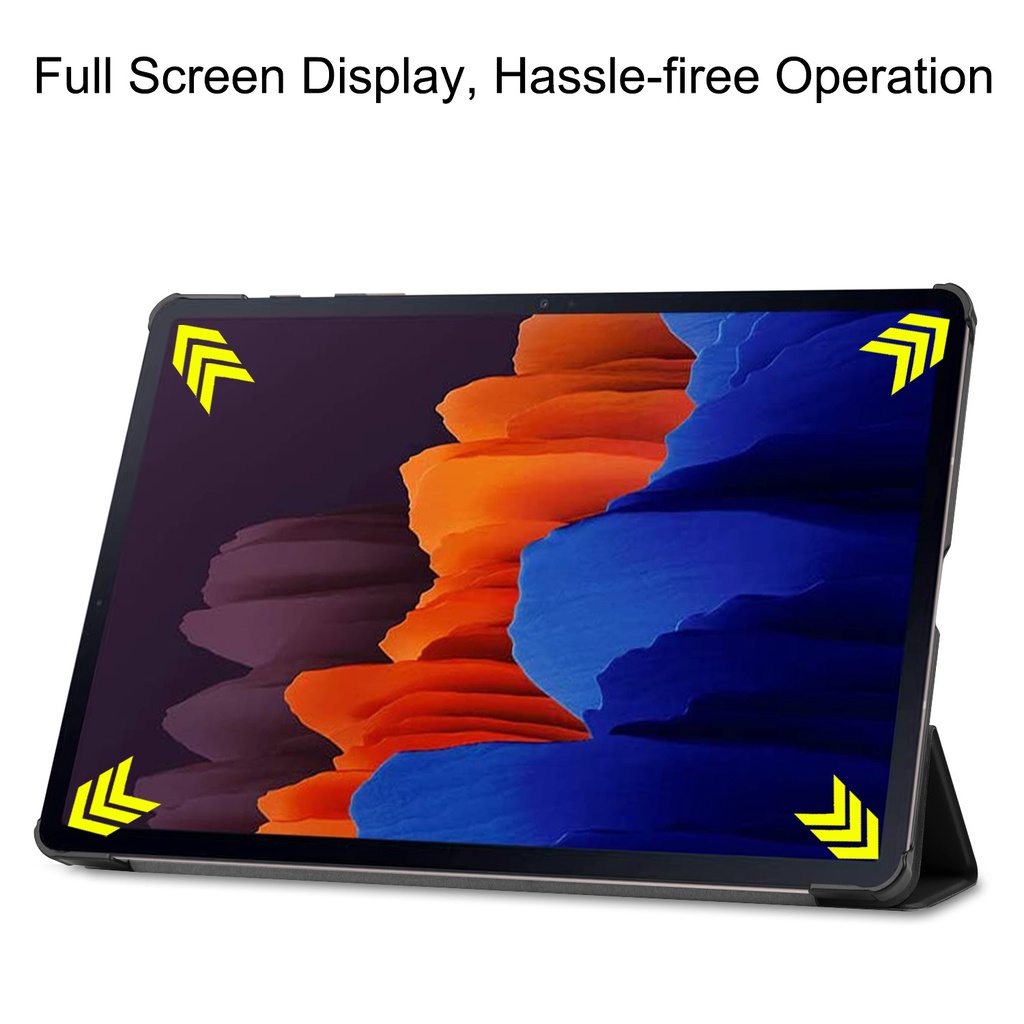 Samsung Galaxy Tab S7 Plus SM-T970 AM-T976 12.4&quot; Ultra-thin Smart PU Leather Case Magnetic Stand Cover Tablet Case