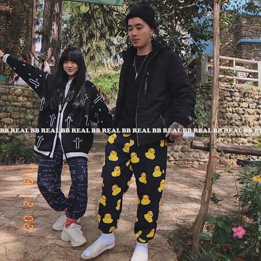 Quần Dài HOẠT HÌNH Ống Rộng, Dễ Thương, CARTOON, Thoáng Mát, From UNISEX DƯỚI 65Kg  - BB REAL